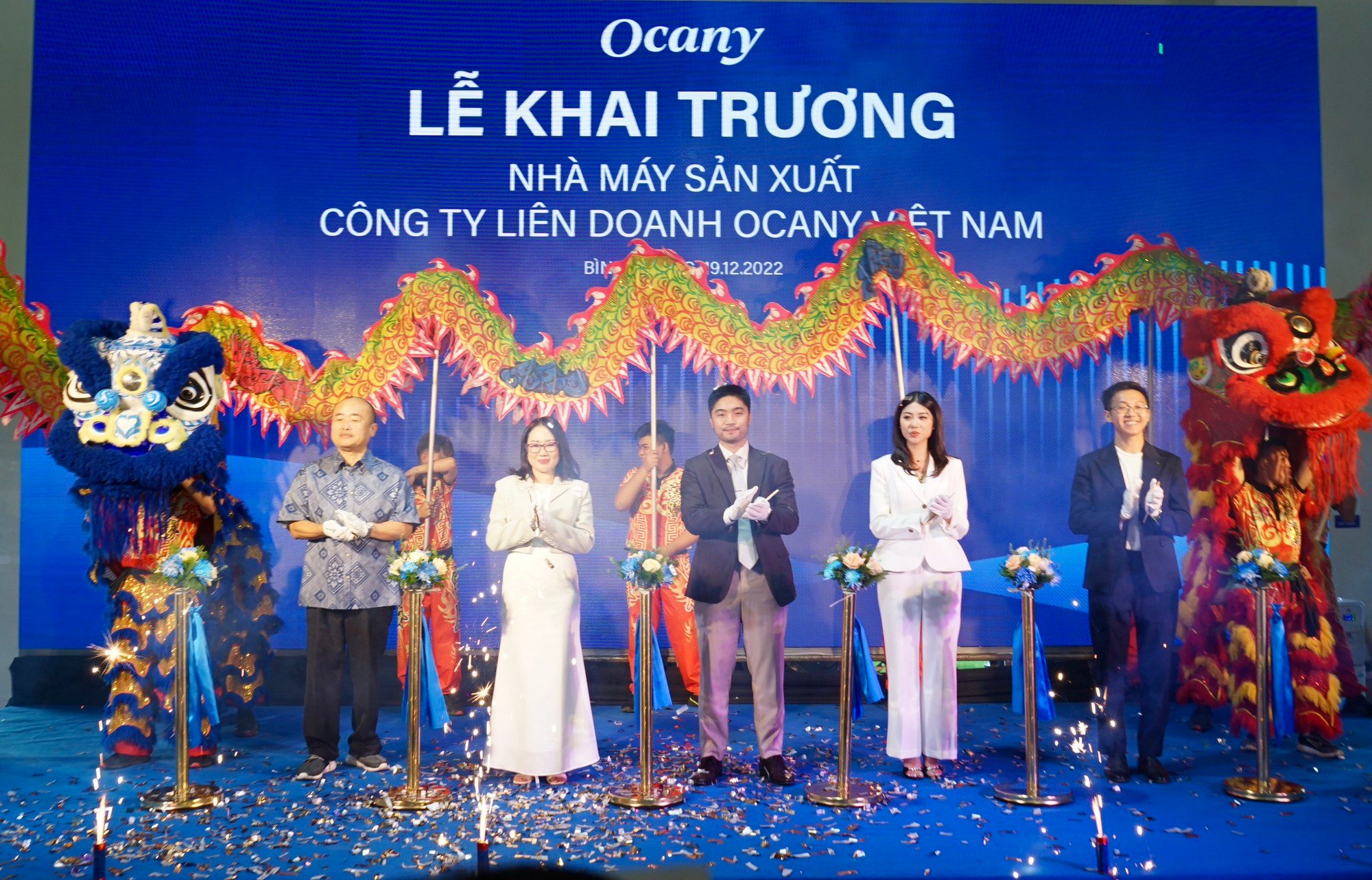 Bình Dương: Khai trương nhà máy sản xuất nước Ion kiềm Ocany  - Ảnh 1.