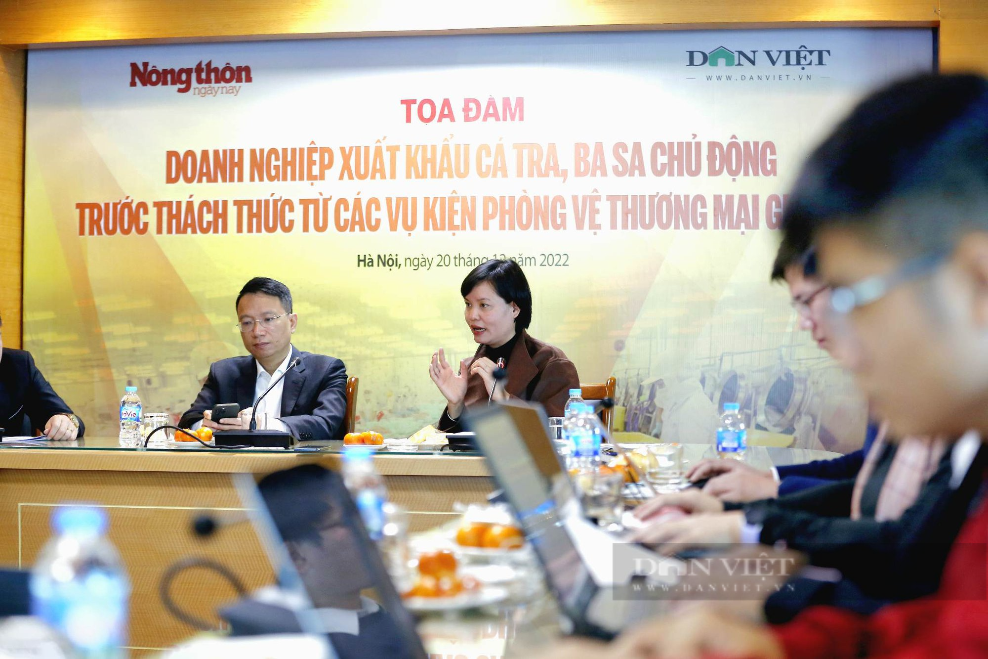 Trực tiếp Toạ đàm &quot;DN xuất khẩu cá tra, ba sa chủ động trước thách thức từ các vụ kiện Phòng vệ thương mại&quot; - Ảnh 1.