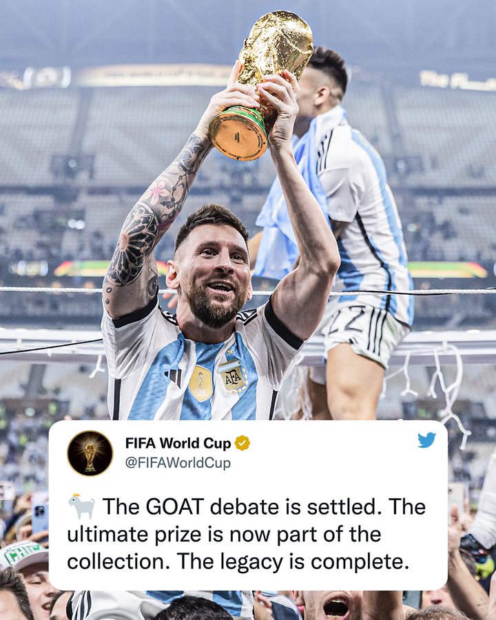 Vô địch World Cup 2022, Messi là cầu thủ vĩ đại nhất lịch sử? - Ảnh 1.