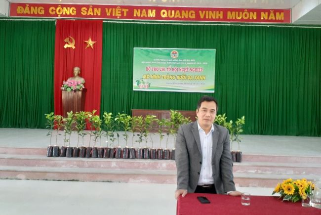 Thừa Thiên Huế: Hỗ trợ cây giống bưởi da xanh giúp nông dân phát triển kinh tế  - Ảnh 1.