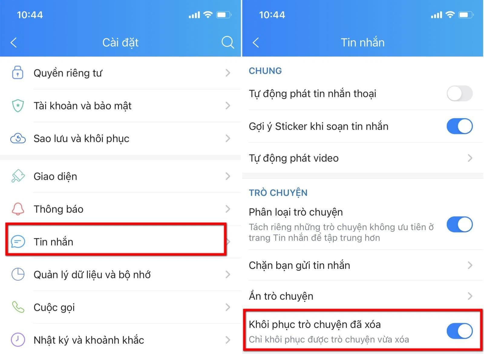 Mẹo khôi phục tin nhắn đã xóa trên Zalo siêu đơn giản - Ảnh 1.