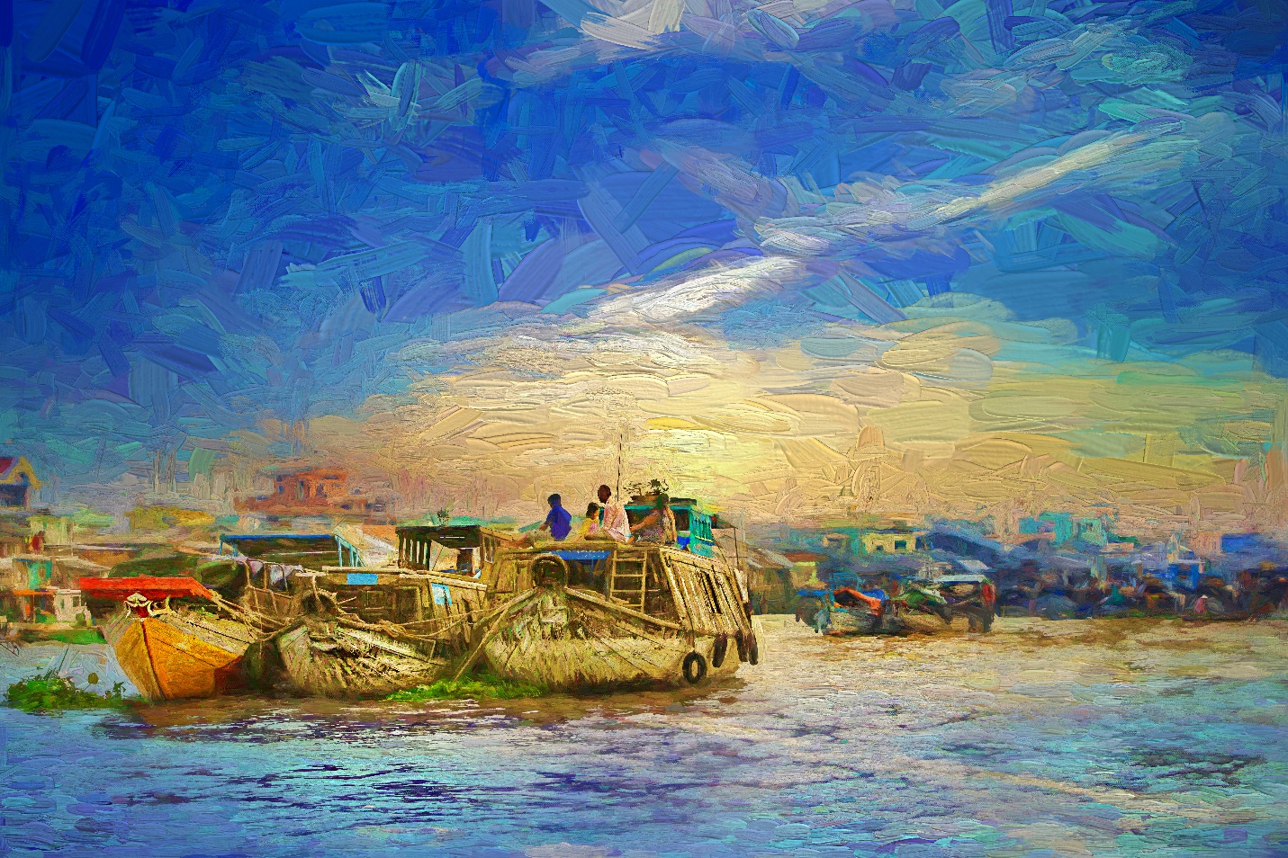 Tết về trên sông Ô Lâu - Ảnh 1.