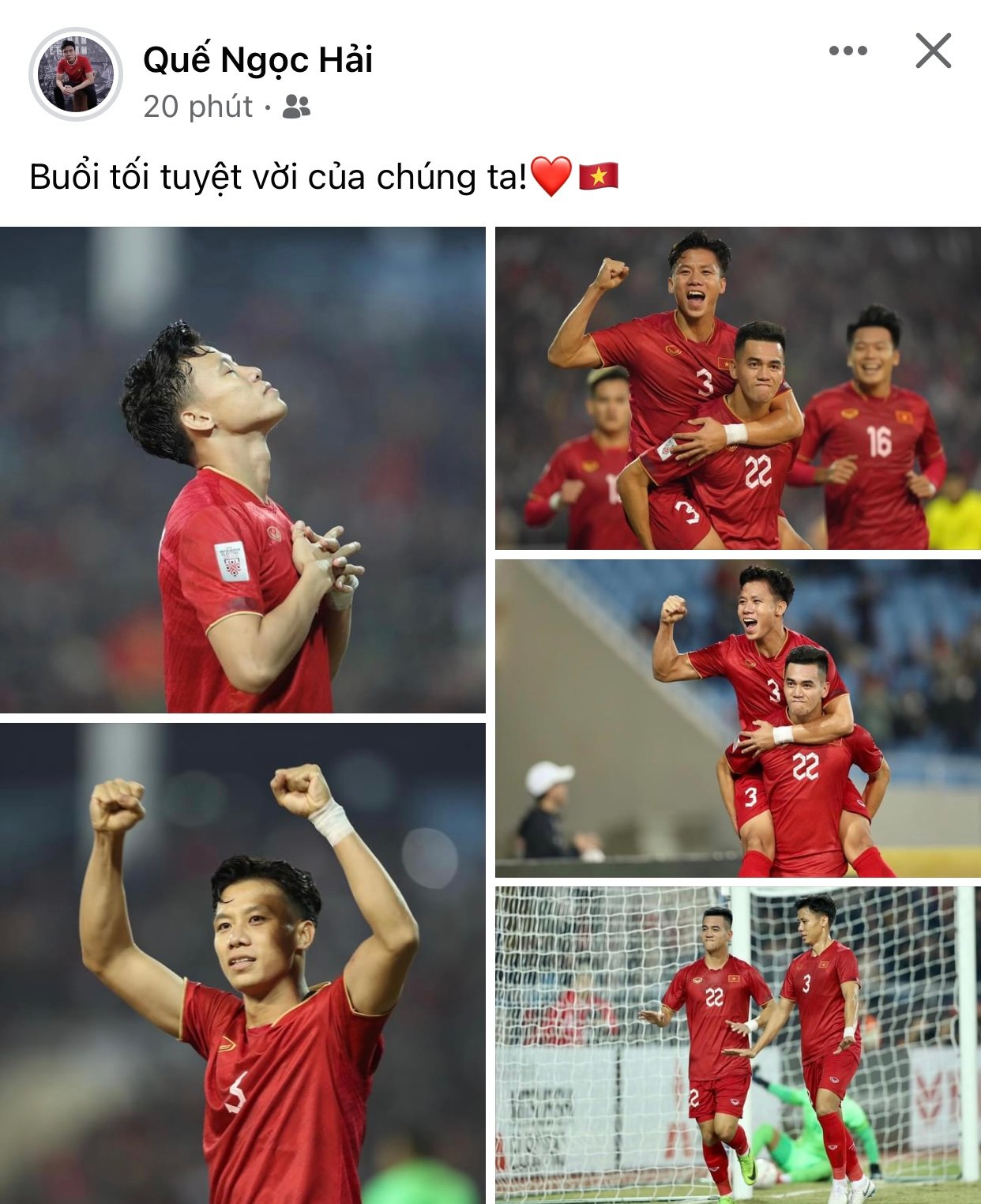 Phan Văn Đức động viên Văn Toàn sau trận đấu - Ảnh 2.