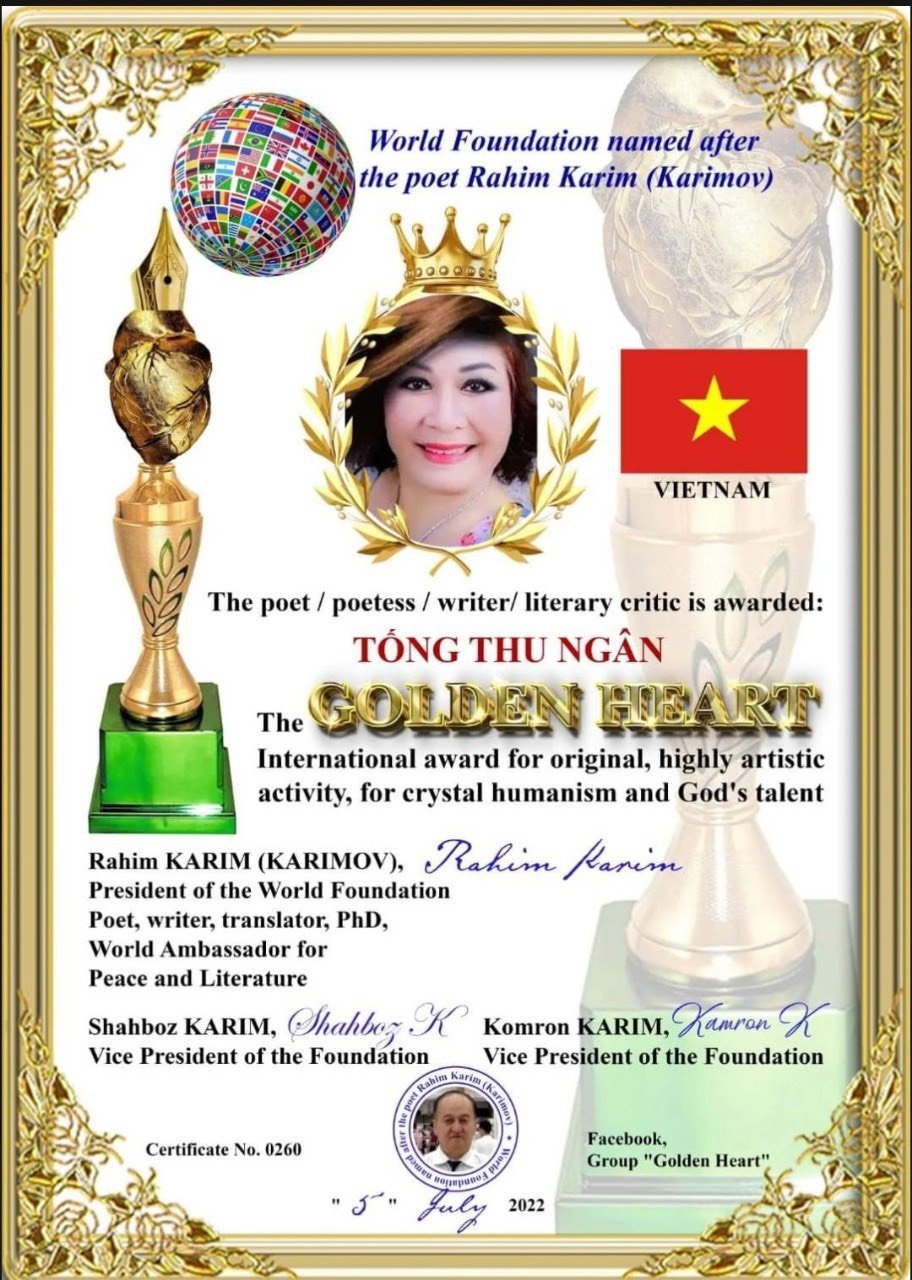 Doanh nhân Hằng Holy: &quot;Chức danh nhà thơ thế giới do bà Tống Thu Ngân gửi, chúng tôi không phong tặng&quot; - Ảnh 2.
