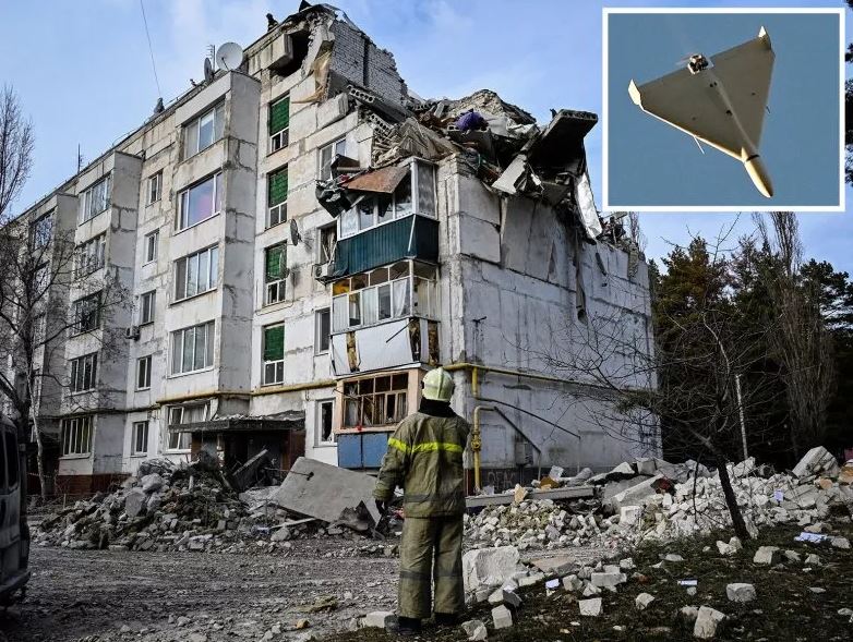 Ukraine tiết lộ máy bay không người lái nguy hiểm nhất của Nga không được thiết kế cho mùa đông lạnh giá - Ảnh 1.