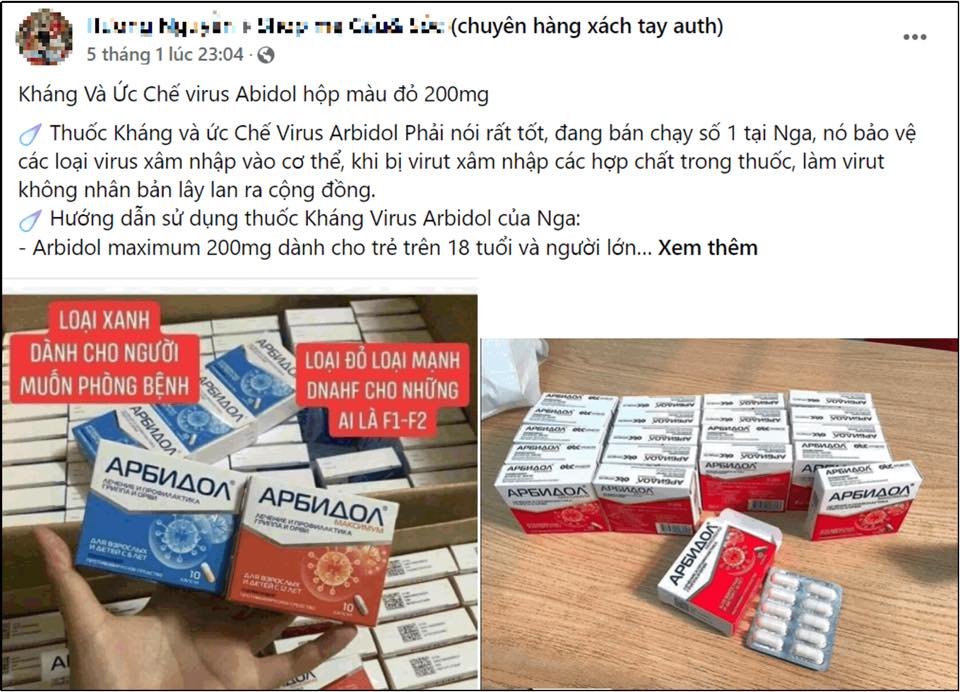 Bác sĩ cảnh báo hậu hoạ tiền mất tật mang khi người dân săn lùng &quot;thuốc xách tay Nga&quot; trị Covid-19 - Ảnh 2.