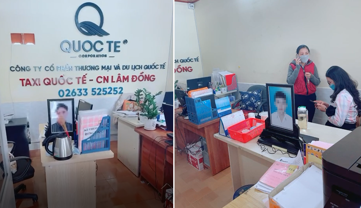 Lâm Đồng: Xôn xao chuyện người nhà mang di ảnh 2 người chết đến công ty taxi đòi &quot;công bằng&quot; - Ảnh 2.