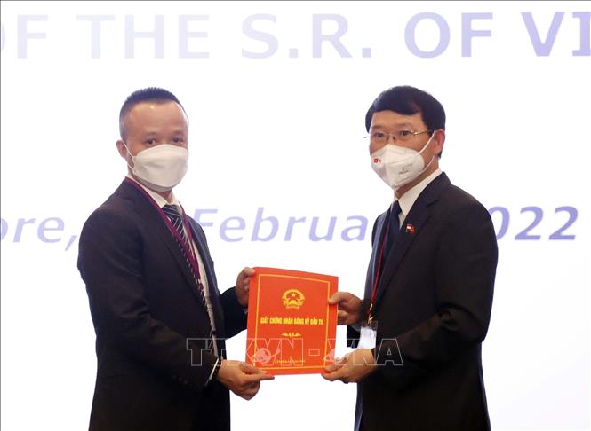 Hình ảnh Chủ tịch nước Nguyễn Xuân Phúc dự Đối thoại doanh nghiệp Việt Nam - Singapore - Ảnh 4.