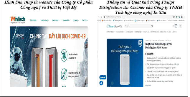 Tràn lan sản phẩm quảng cáo diệt được COVID-19, Bộ Công Thương khuyến cáo khẩn - Ảnh 2.