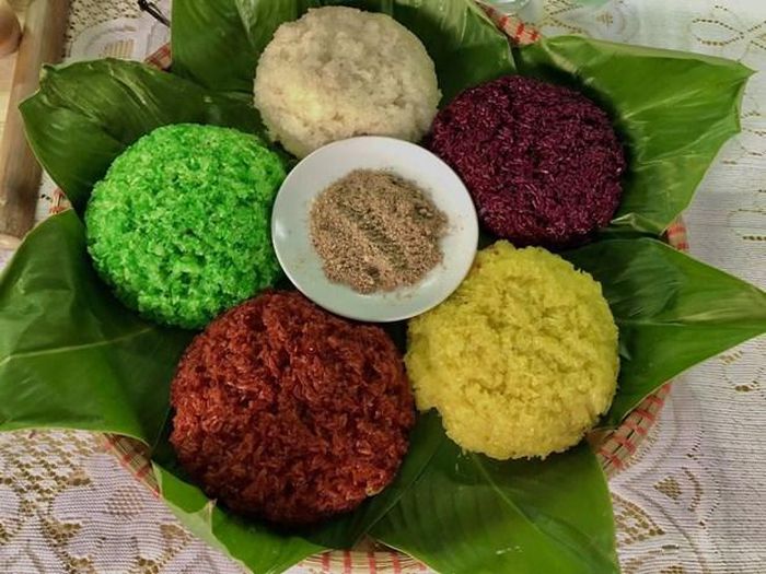 Xôi ngũ sắc hội tụ tinh hoa đất trời Tây Bắc - Ảnh 1.
