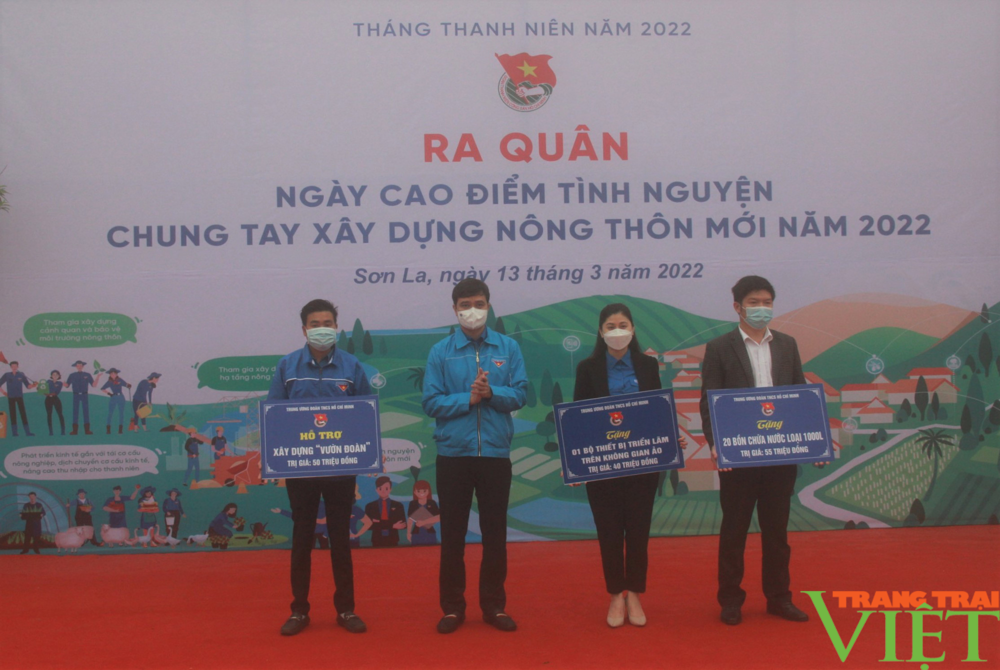 Ra quân Ngày cao điểm &quot;Tình nguyện chung tay xây dựng nông thôn mới&quot; tại Sơn La - Ảnh 8.