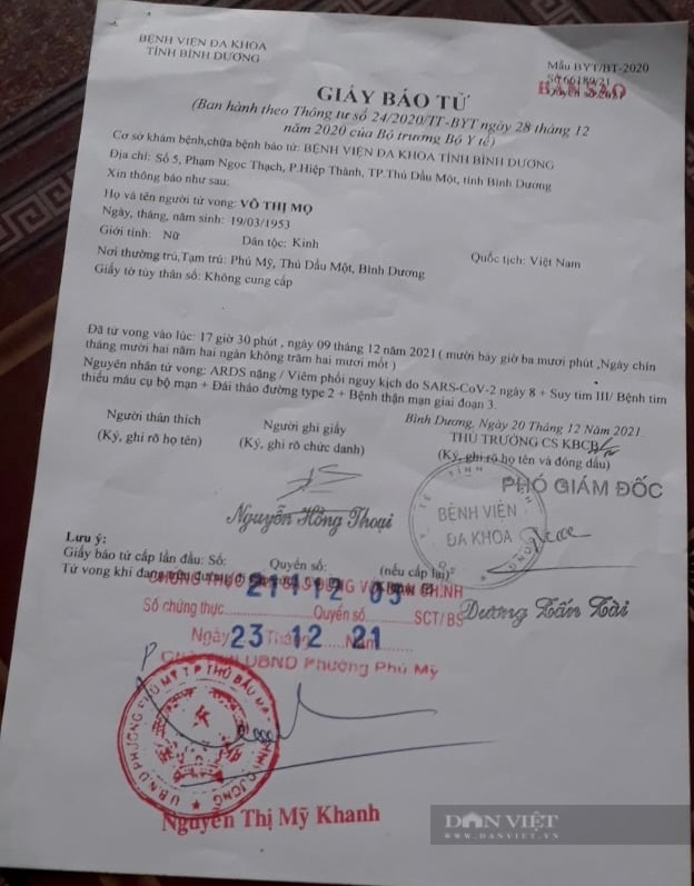 Chết vì mắc Covid-19, hai ngày sau vẫn ký “hợp đồng tặng cho quyền sử dụng đất”(?) - Ảnh 7.