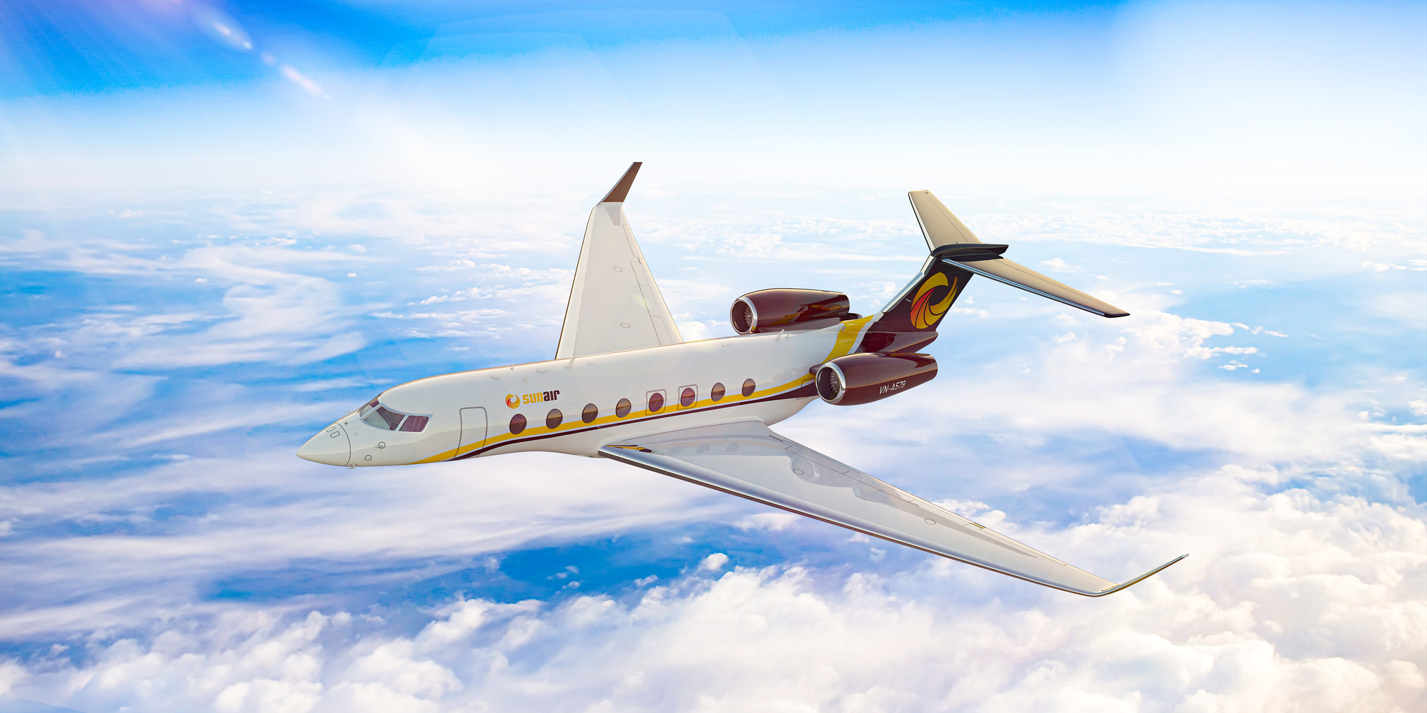 Hãng hàng không Sun Air độc quyền khai thác máy bay của Gulfstream tại Việt Nam - Ảnh 1. Hãng hàng không Sun Air độc quyền khai thác máy bay của Gulfstream tại Việt Nam - Ảnh 1.