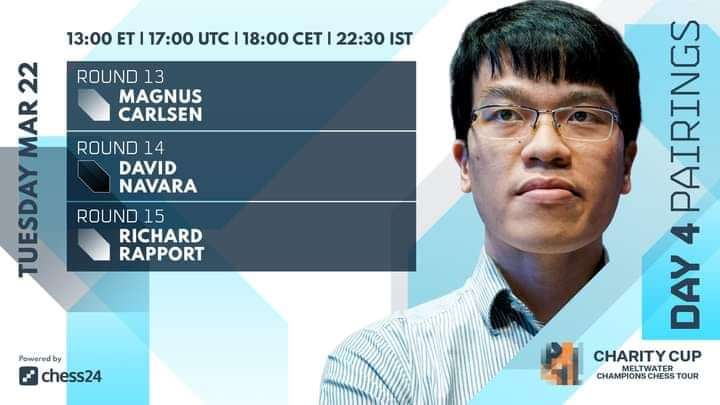 Lê Quang Liêm khiến &quot;Vua cờ&quot; Magnus Carlsen ngỡ ngàng 1 giờ đấu trí nghẹt thở! - Ảnh 1.