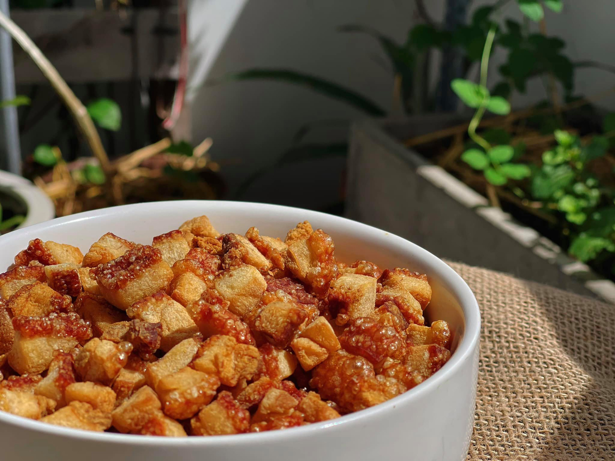 Làm tóp mỡ giòn bì không văng nổ nhờ bí quyết này - Ảnh 6.