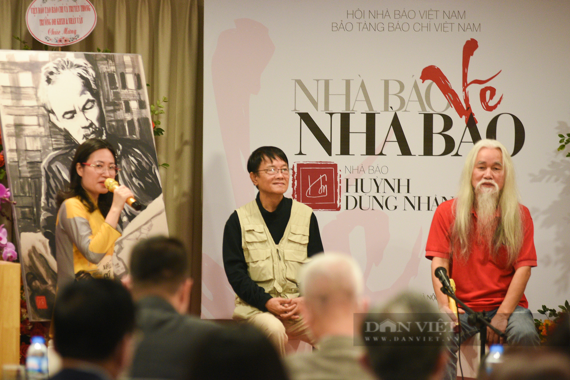 Triển lãm &quot;Nhà báo vẽ&quot; - Cuộc trò chuyện bằng sắc màu với đồng nghiệp của nhà báo Huỳnh Dũng Nhân - Ảnh 2.