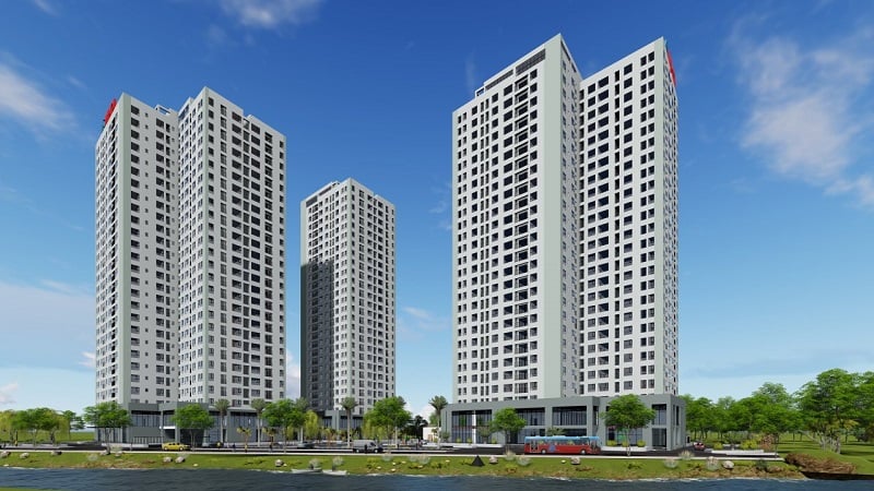 Chung cư X2 Đại Kim để không hơn 1 năm đang dần hoang phế - Ảnh 1.