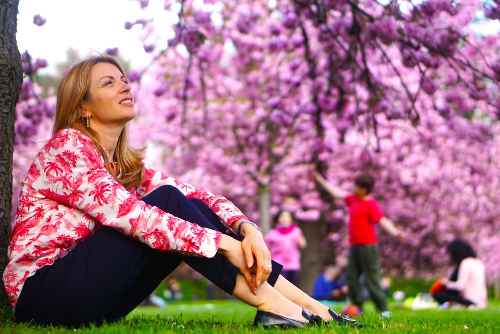 Xuân về ngắm hoa anh đào ở công viên Parc de Sceaux - Ảnh 4.