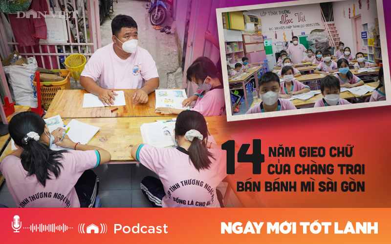 14 năm gieo chữ của chàng trai bán bánh mì Sài Gòn - Ảnh 1.
