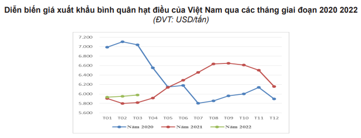 Giá hạt điều xuất khẩu tiếp tục phục hồi - Ảnh 3.