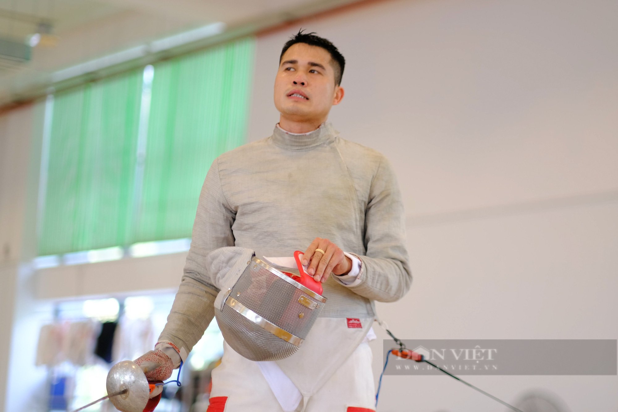 Đội tuyển đấu kiếm Việt Nam tích cực luyện kiếm để săn vàng tại SEA Games 31 - Ảnh 3.