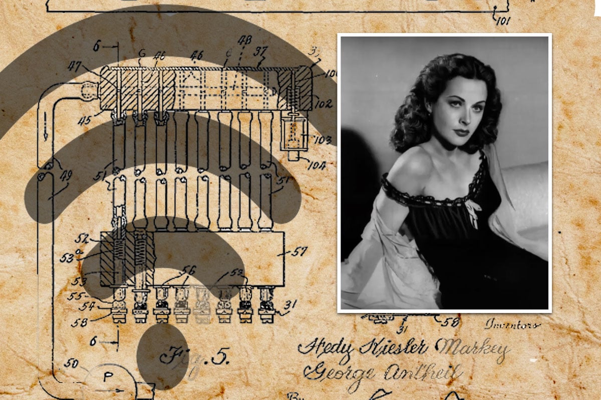 Được gọi là &quot;người phụ nữ đẹp nhất thế giới&quot;, diễn viên Hedy Lamarr nổi tiếng với vẻ ngoài của cô. Nhưng cô có một bộ óc thông minh, sáng tạo mà hiếm khi được ghi nhận cho đến khi gần cuối đời. Ảnh: @AFP.