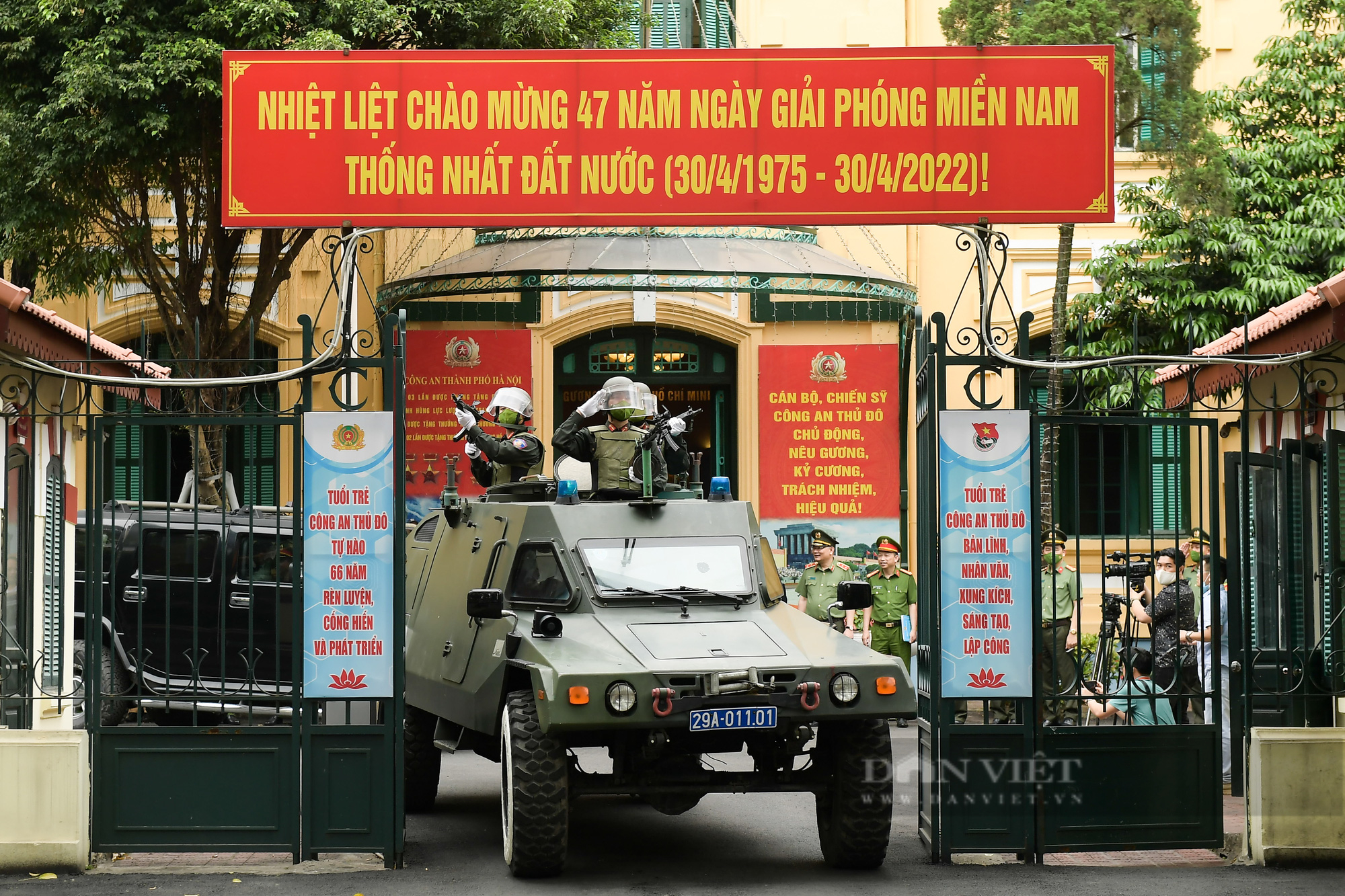 Lực lượng công an TP. Hà Nội ra quân bảo đảm tuyệt đối an toàn Sea Games 31 - Ảnh 6.