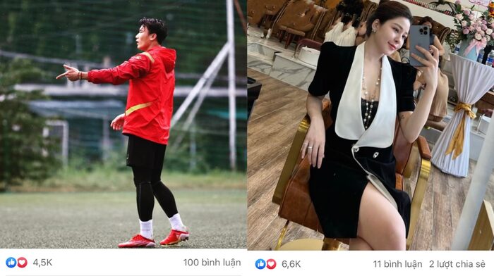 Bùi Tiến Dũng sắp bị Trâm Anh vượt mặt trên... mạng xã hội - Ảnh 1.