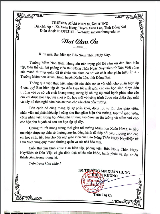 Khánh thành phân hiệu ấp 4 Trường Mầm non Xuân Hưng (Đồng Nai): Học sinh đến trường an toàn hơn - Ảnh 1.