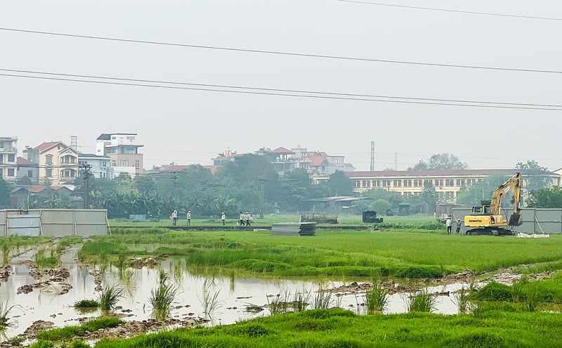 Huyện Đông Anh: Cưỡng chế, giải phóng mặt bằng thực hiện dự án Cụm công nghiệp Thiết Bình - Ảnh 1.