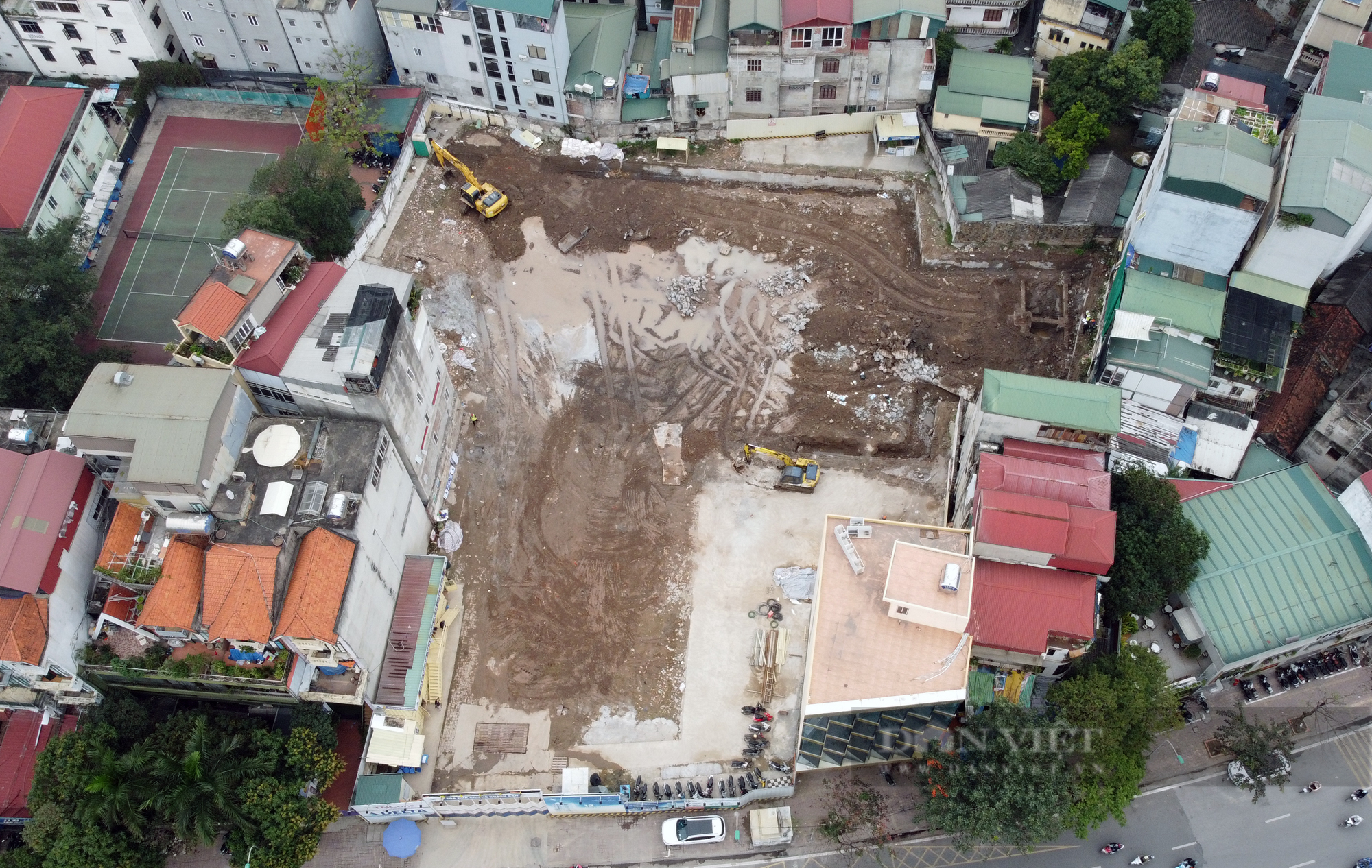Cận cảnh công trình vi phạm ngang nhiên từ chối phối hợp với chính quyền ở Hà Nội - Ảnh 5.