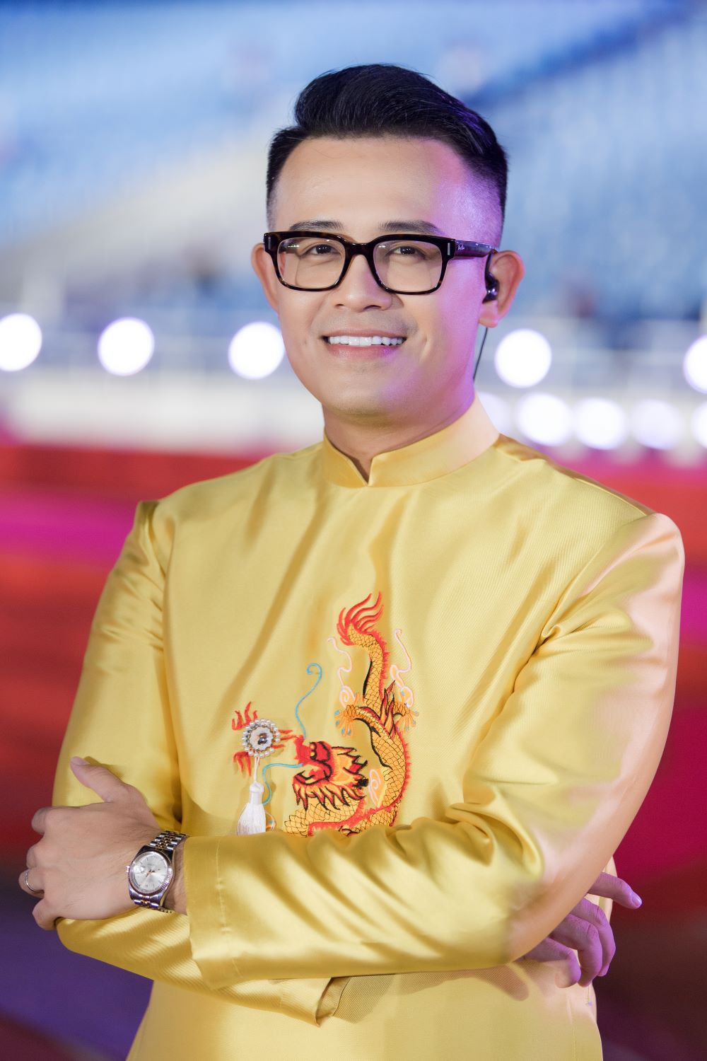 MC Đức Bảo: &quot;Trái tim tôi nghẹn lại vì tự hào khi được dẫn dắt lễ khai mạc SEA Games 31&quot; - Ảnh 1.