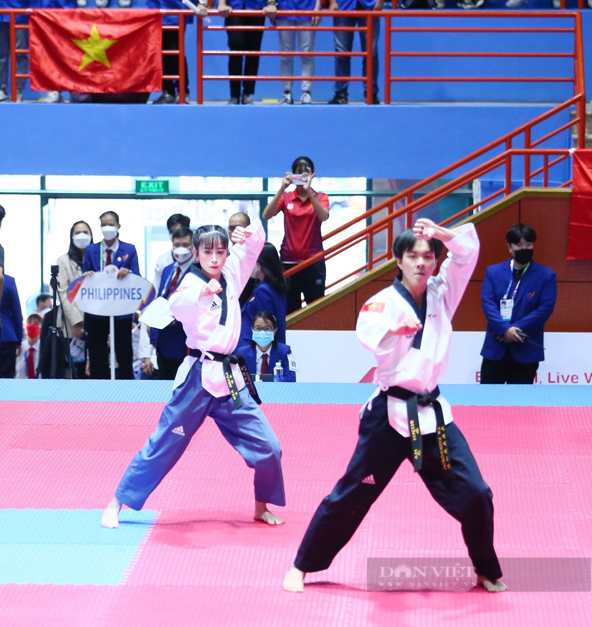 Ngắm lại những bông hồng taekwondo &quot;vạn người mê&quot; ở SEA Games 31 - Ảnh 3.