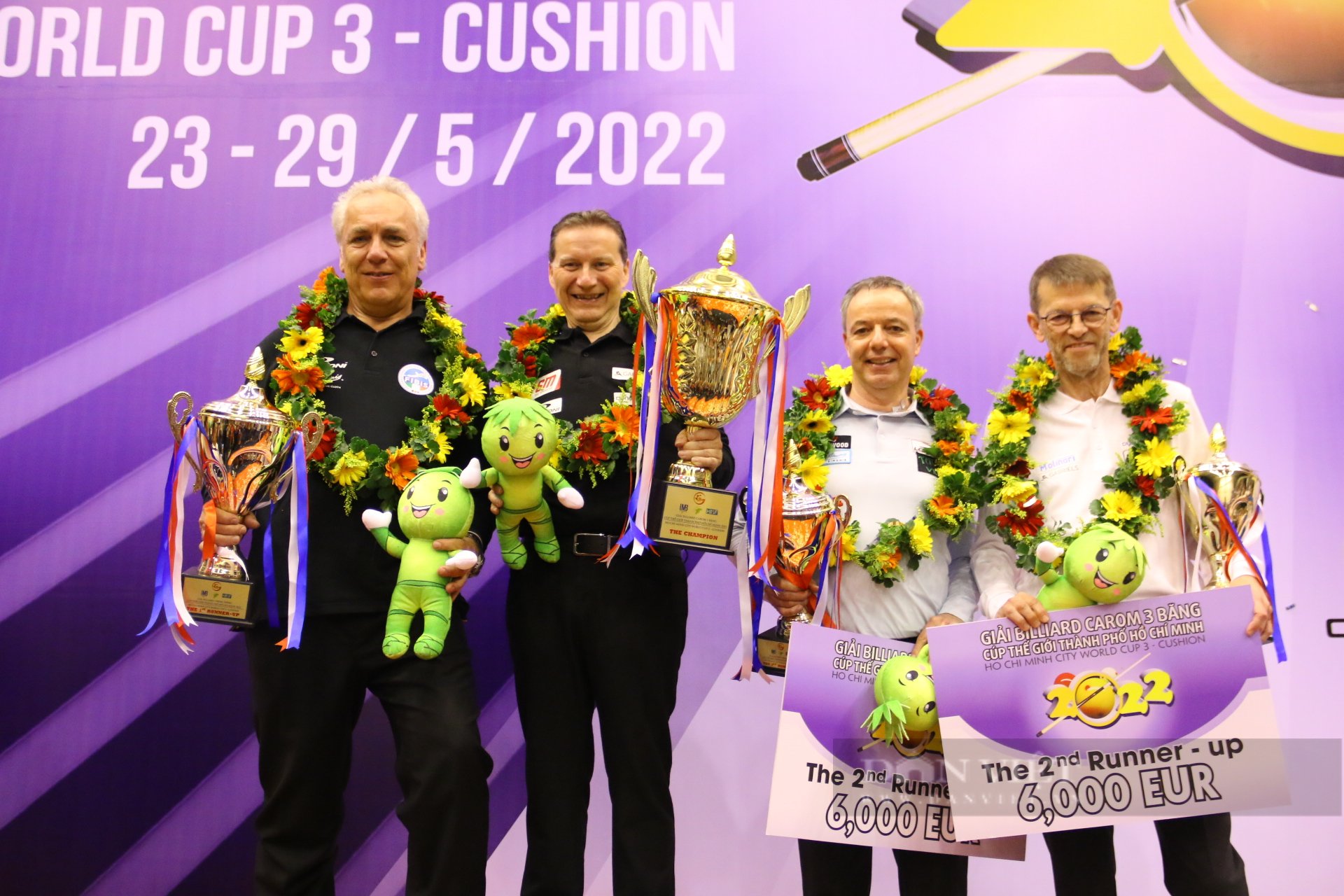 Thắng Marco Zanetti, Eddy Merkcx vô địch giải billiard Carom 3 băng TP.HCM World Cup 2022 - Ảnh 3.