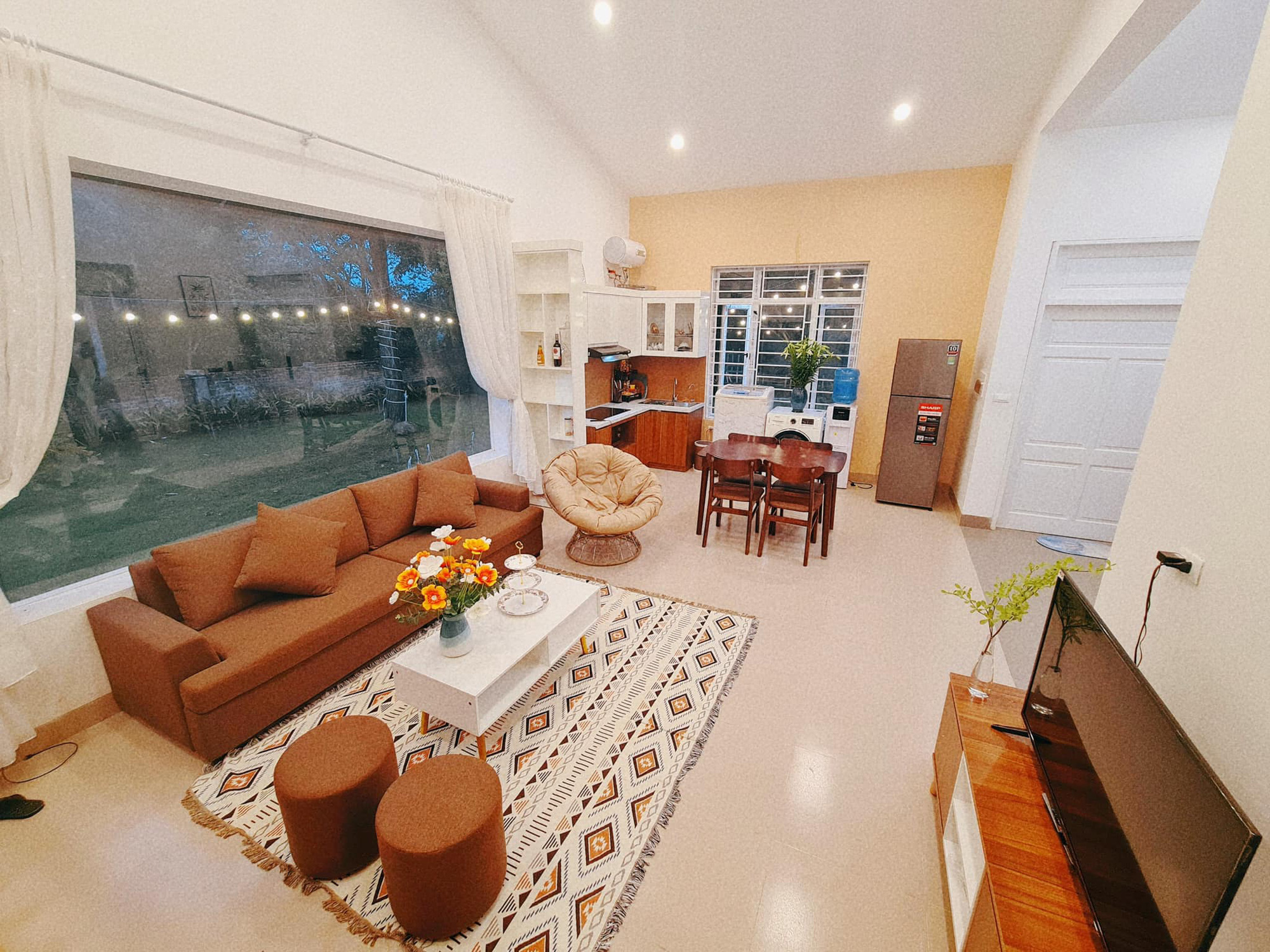 Nữ CEO biến căn nhà cũ thành ngôi nhà đẹp sân vườn xanh mướt rộng 120m2, trên mảnh vườn 800m2 dưới chân núi Ba Vì  - Ảnh 4.