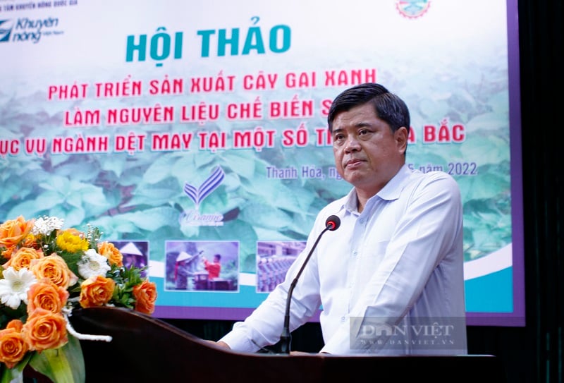 Hội thảo phát triển sản xuất cây gai xanh làm nguyên liệu chế biến sợi phục vụ ngành dệt may - Ảnh 6.