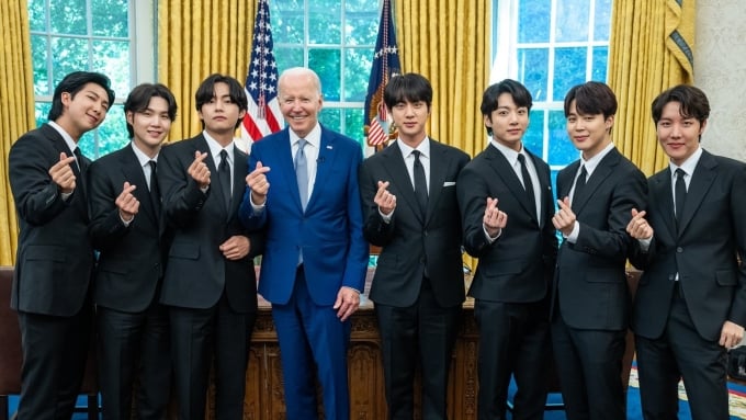 Cuộc trò chuyện giữa BTS và tổng thống Mỹ Joe Biden tại Nhà Trắng - Ảnh 3.