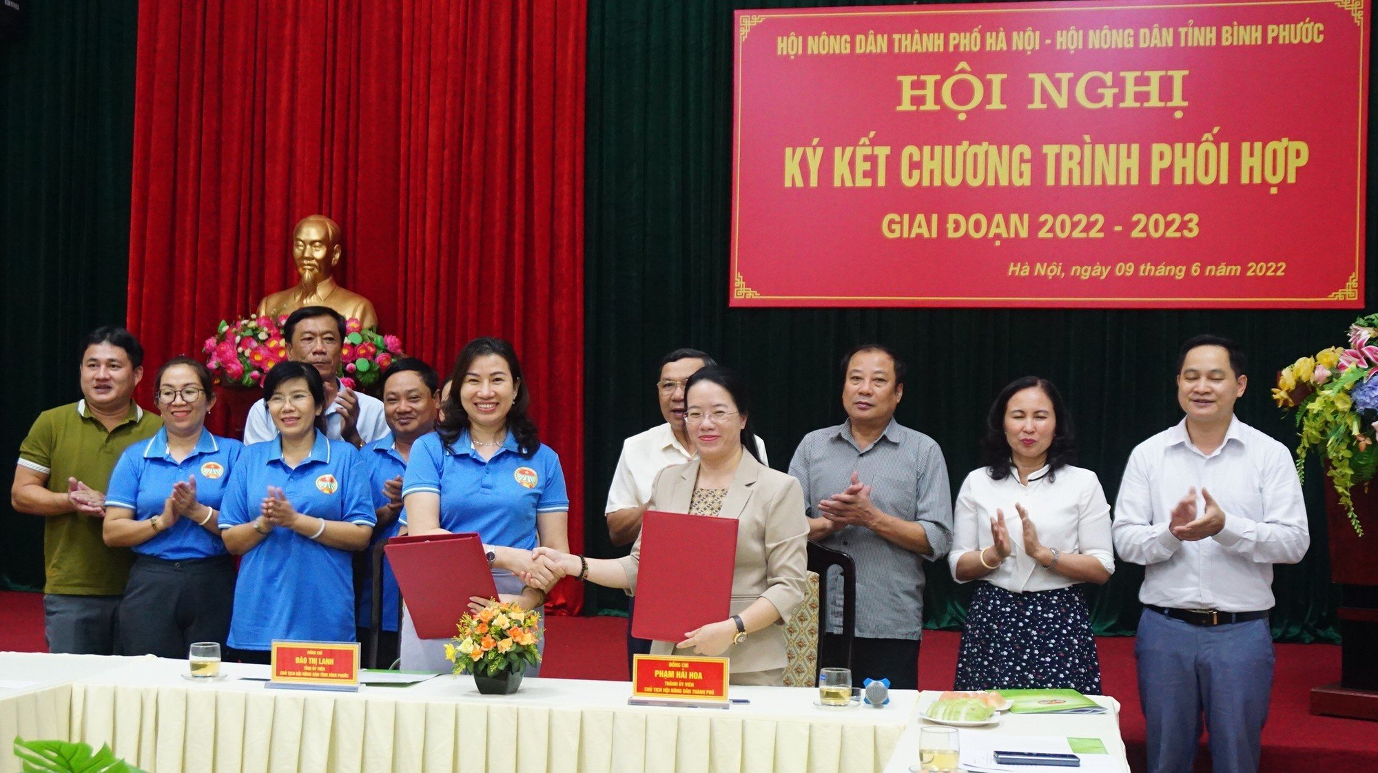 Hội Nông dân TP Hà Nội và Hội Nông dân tỉnh Bình Phước ký kết hợp tác - Ảnh 2.