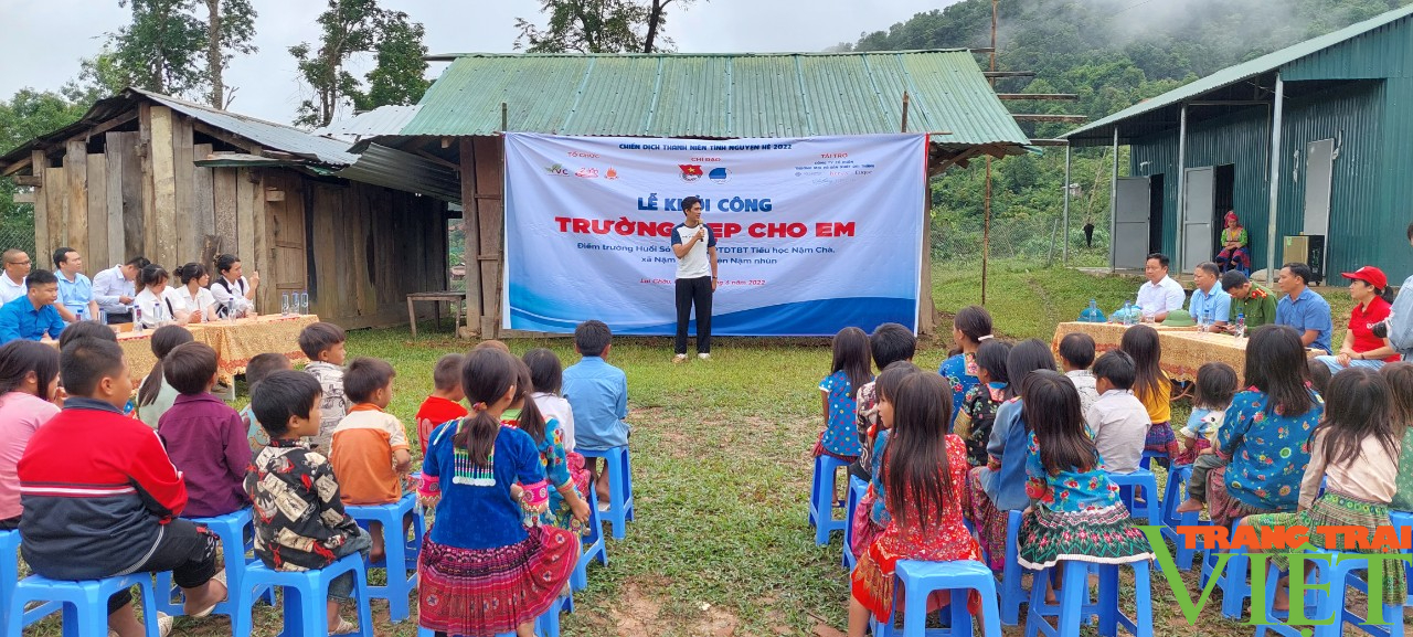 Lai Châu: Khởi công "Trường đẹp cho em" - Ảnh 1. Lai Châu: Khởi công "Trường đẹp cho em" - Ảnh 1.