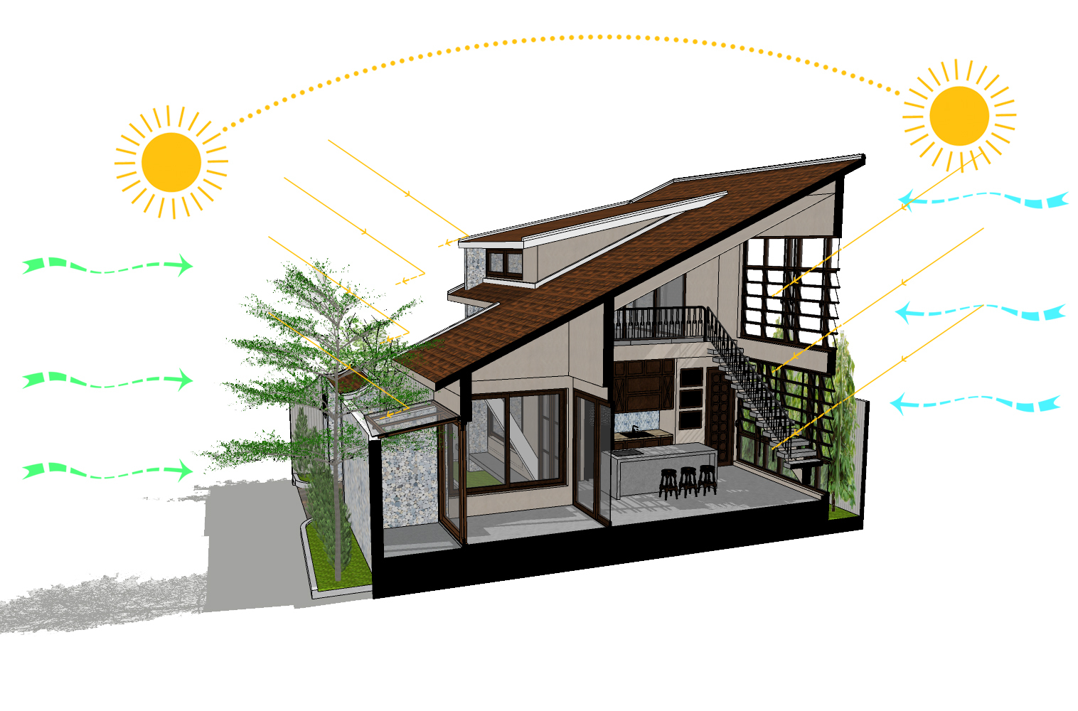 Ngôi nhà đẹp làng quê lợp ngói đất sét ở Huế gây thương nhớ  - Ảnh 3.
