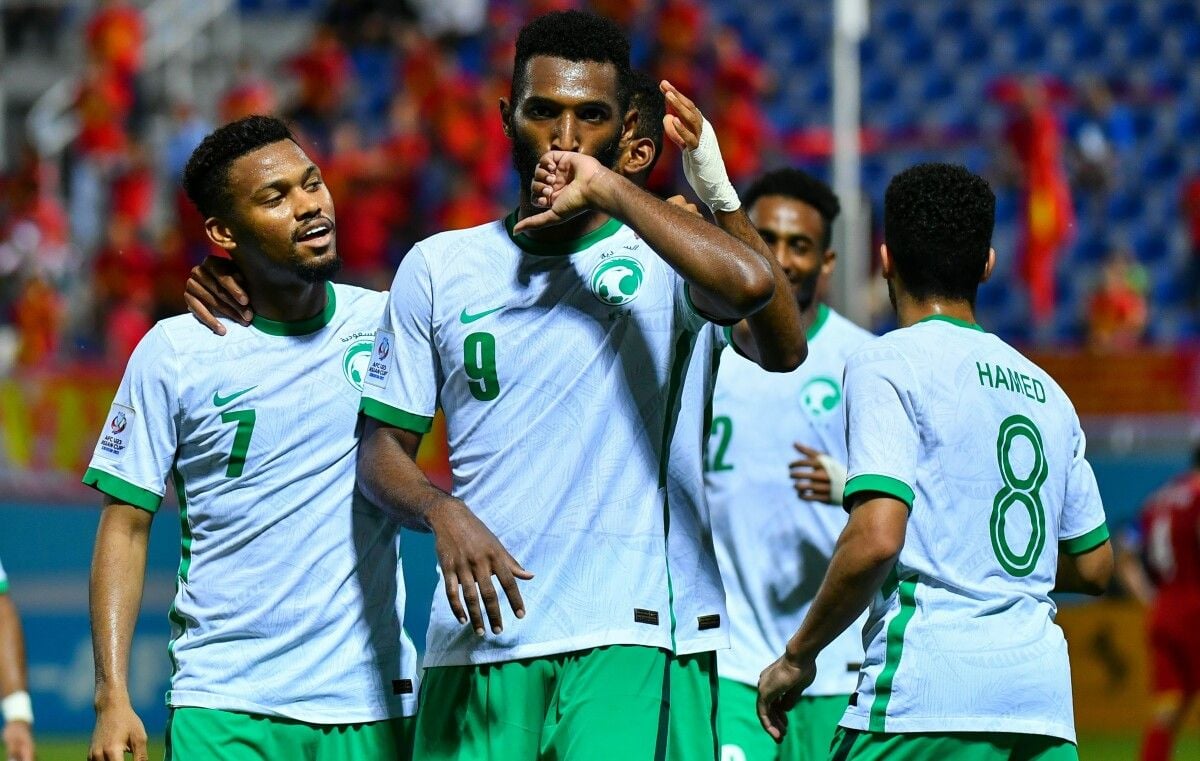 Chơi hơn người, U23 Ả Rập Xê Út dễ dàng hạ U23 Australia, đoạt vé vào chung kết - Ảnh 1.