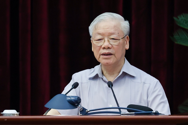 Tổng Bí thư: Lực lượng công an không để bị sa ngã trước sự mua chuộc, lôi léo nào của các phần tử xấu - Ảnh 1.