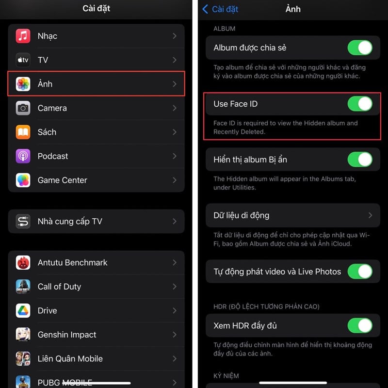 Cách khóa ảnh trên iPhone để bảo vệ riêng tư, ngăn bị xem lén - Ảnh 1.