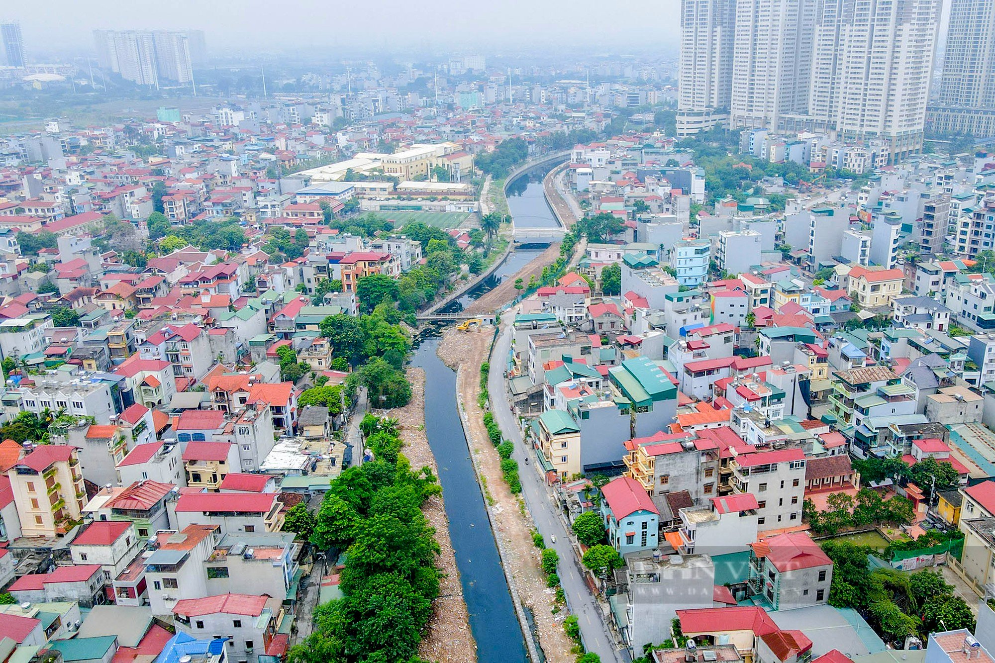 Hiện trạng dự án thoát nước nghìn tỷ ở phía Tây Thủ đô - Ảnh 2.