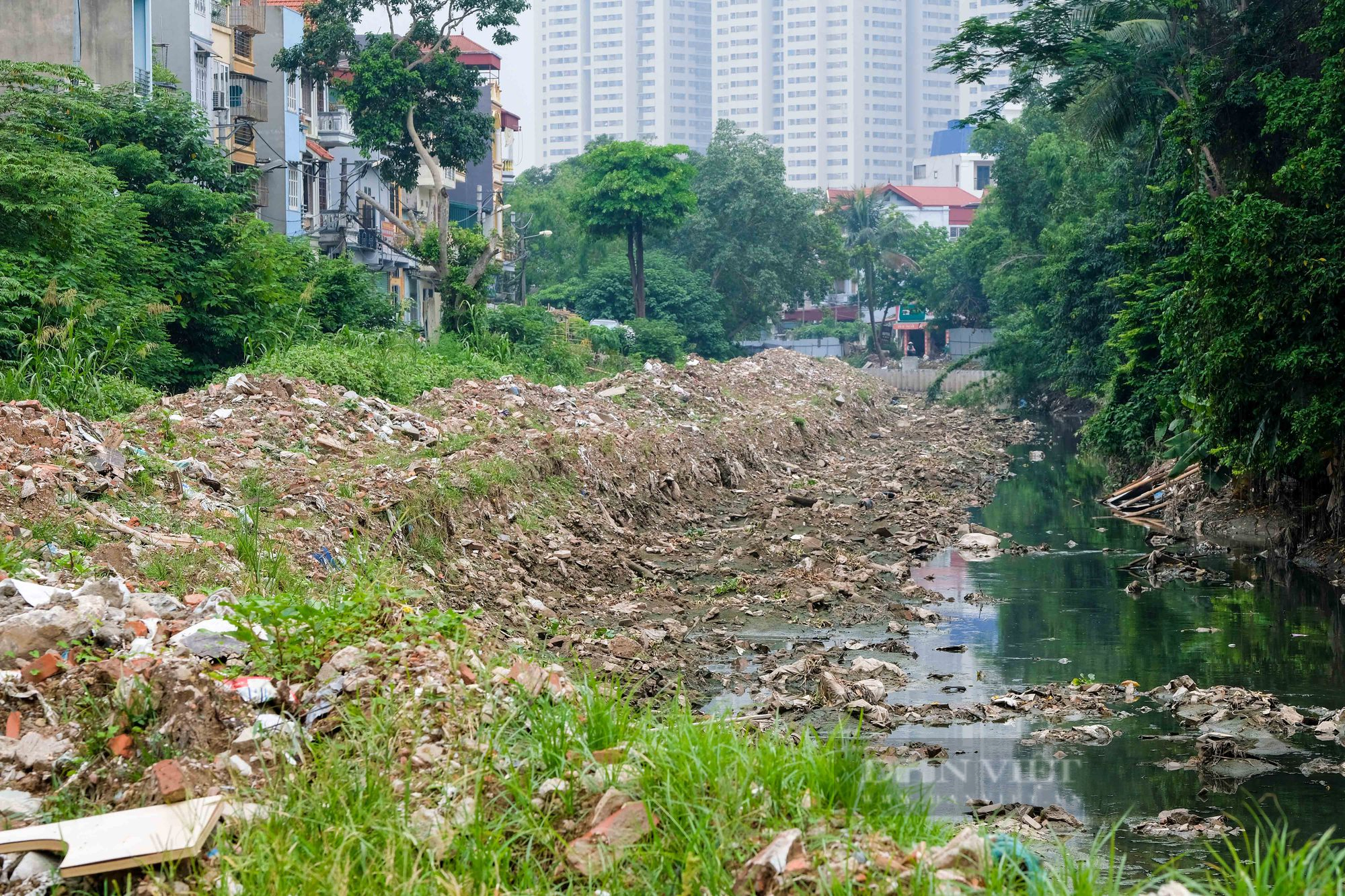 Hiện trạng dự án thoát nước nghìn tỷ ở phía Tây Thủ đô - Ảnh 6.