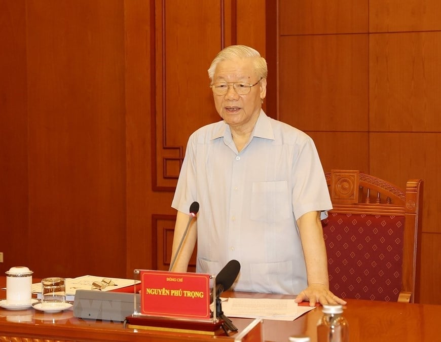 Trưởng Ban Nội chính T.Ư: Sự gương mẫu của Tổng Bí thư là chỗ dựa vững chắc trong phòng, chống tham nhũng, tiêu cực - Ảnh 1.