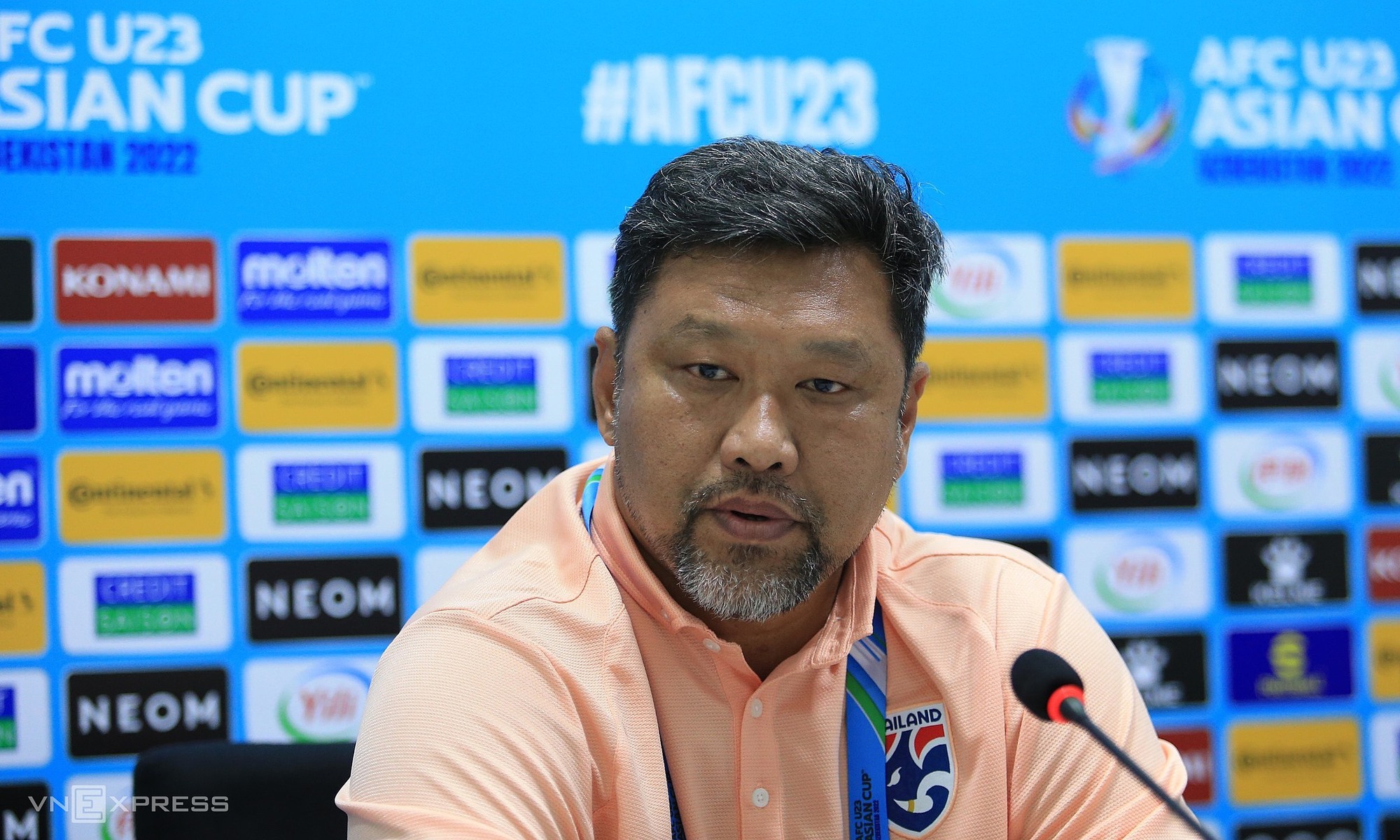 HLV Worrawoot Srimaka biện minh cho trận hòa trên thế thua của U23 Thái Lan trước U23 Việt Nam - Ảnh 1.