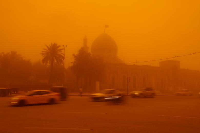 Bão cát lại bao phủ một phần Iraq - Ảnh 7.