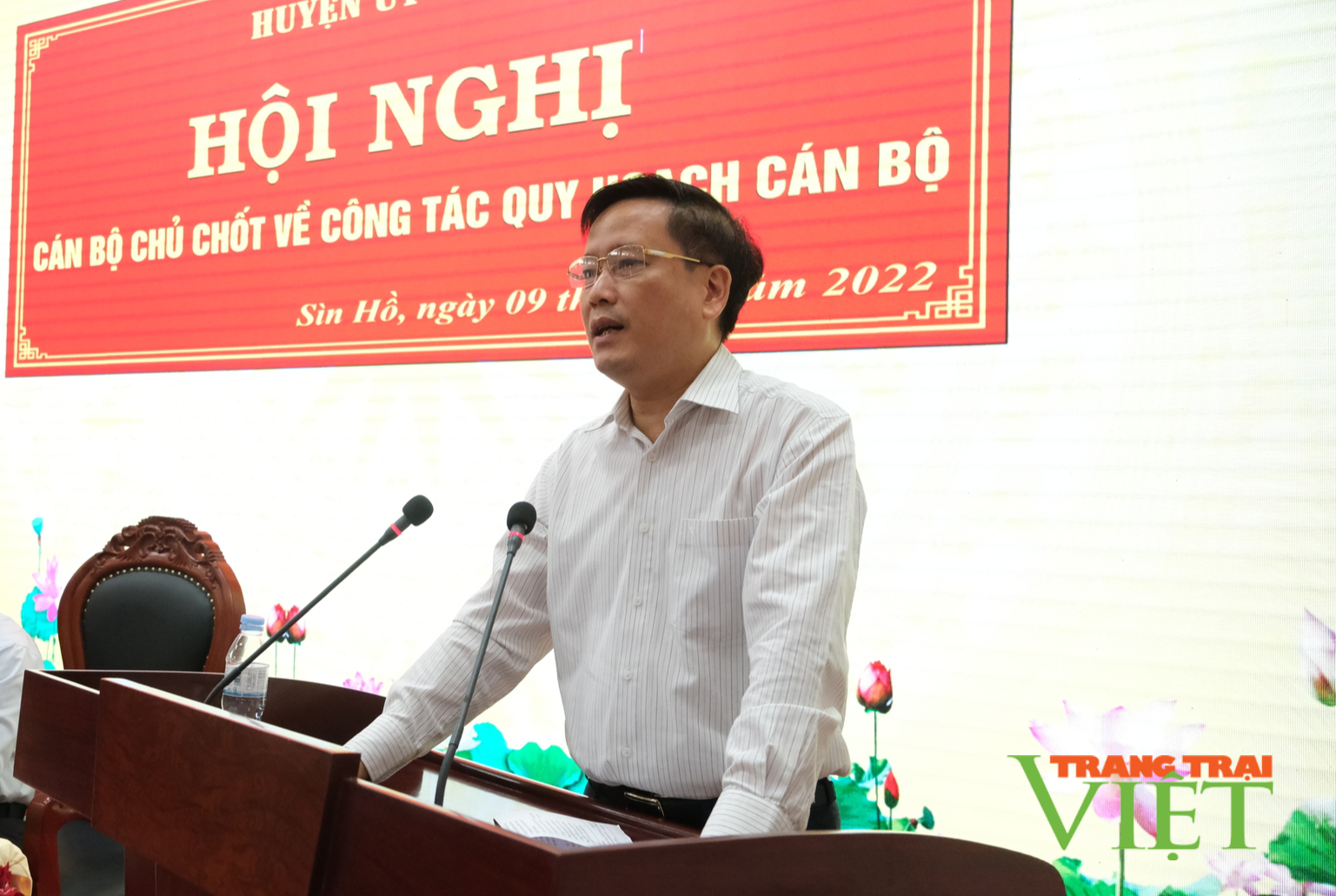 Lai Châu: Hội nghị cán bộ chủ chốt về công tác quy hoạch cán bộ huyện Sìn Hồ - Ảnh 1. Lai Châu: Hội nghị cán bộ chủ chốt về công tác quy hoạch cán bộ huyện Sìn Hồ - Ảnh 1.