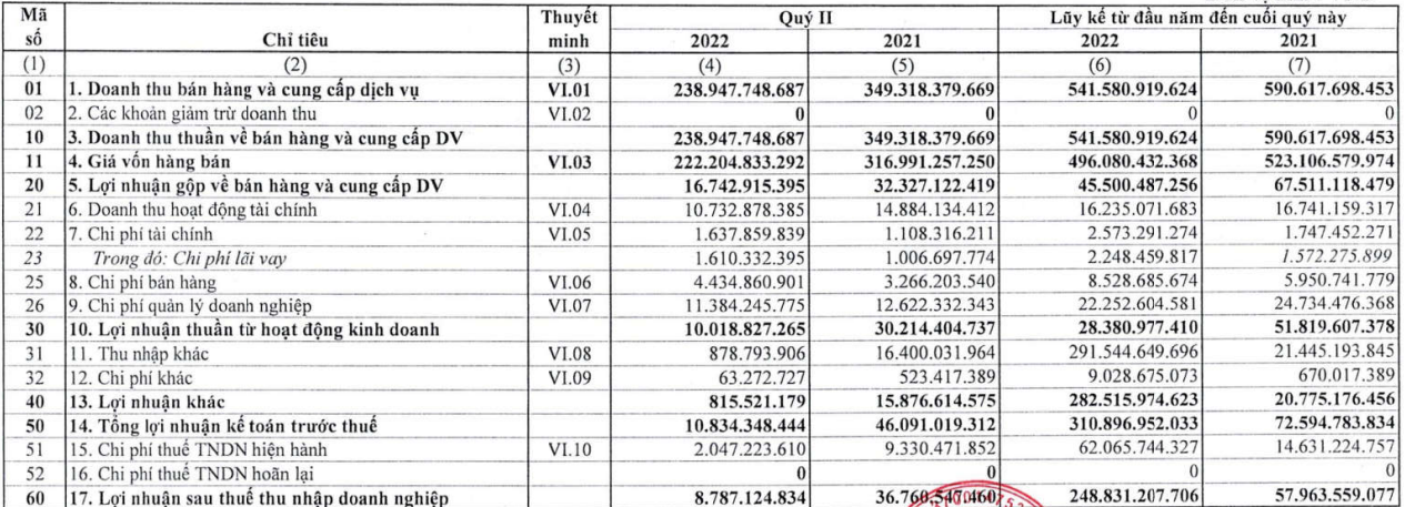 Cao su Phước Hòa (PHR) báo lãi quý II giảm sâu tới 76% còn 8,8 tỷ đồng - Ảnh 1.